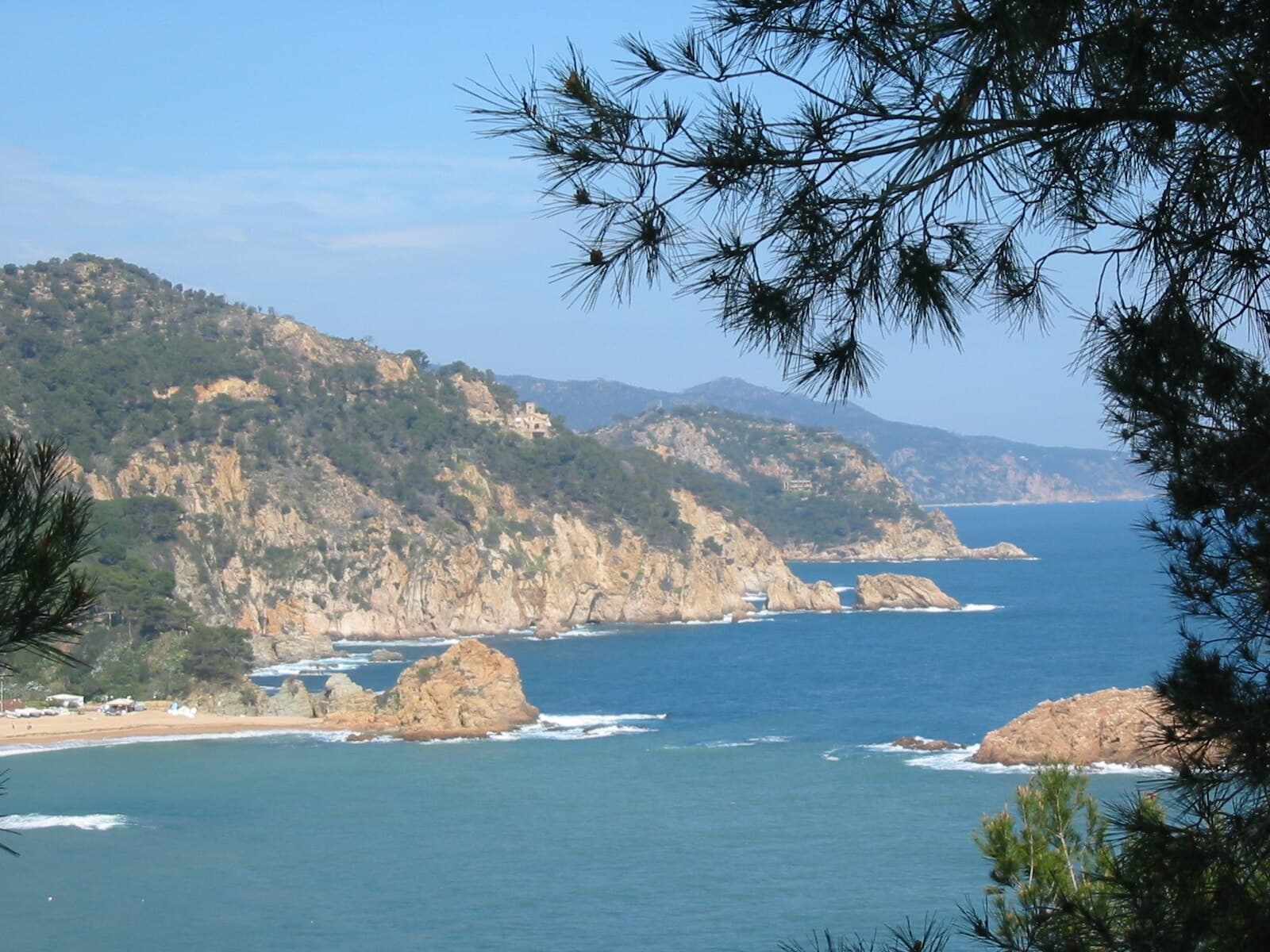 Spain car rental travel scene